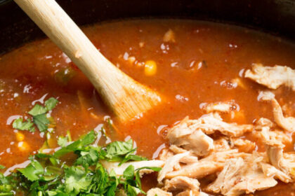 Slow Cooker Chicken Tortilla Soup